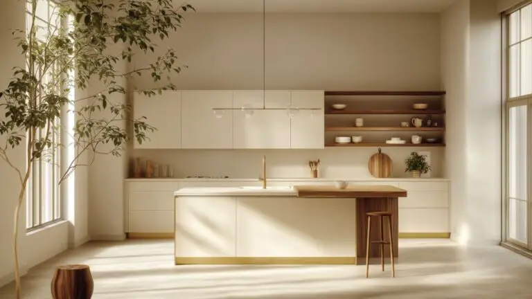 How to Design a Warm White Kitchen with Natural Wood Accents for Timeless Appeal