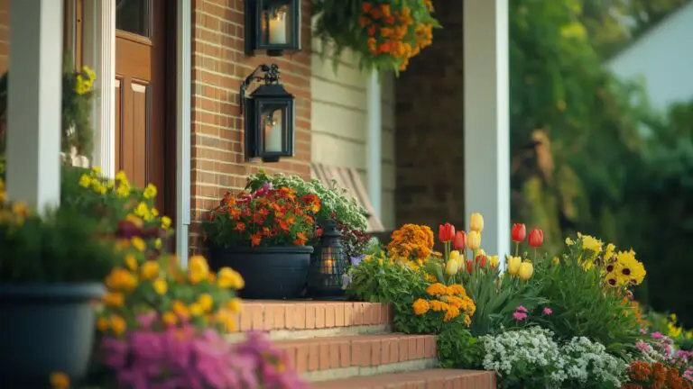 Cottage-Inspired Front Porch Flowers to Create a Cozy and Welcoming Entrance