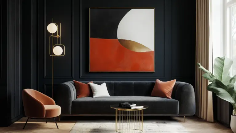 Black Living Room Decor Ideas for a Sleek and Sophisticated Apartment Aesthetic