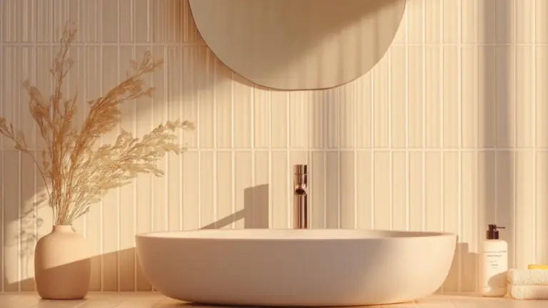 Neutral Bathroom Wall Tiles Design: Creating a Calm and Inviting Atmosphere