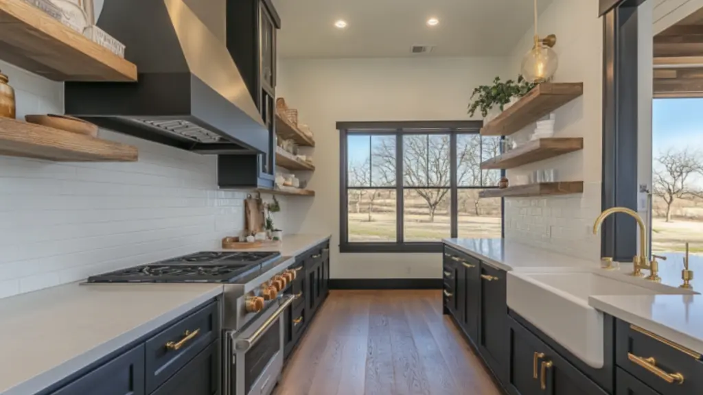 Dark Cabinet Ideas for Modern Farmhouse Kitchens