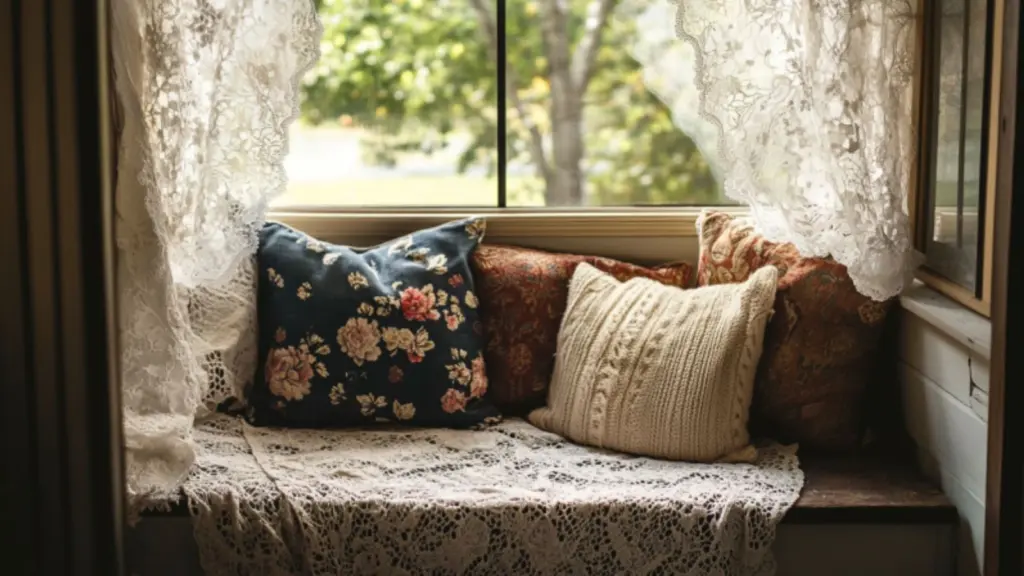 Cozy Reading Corners in a Vintage Cottage Living Room