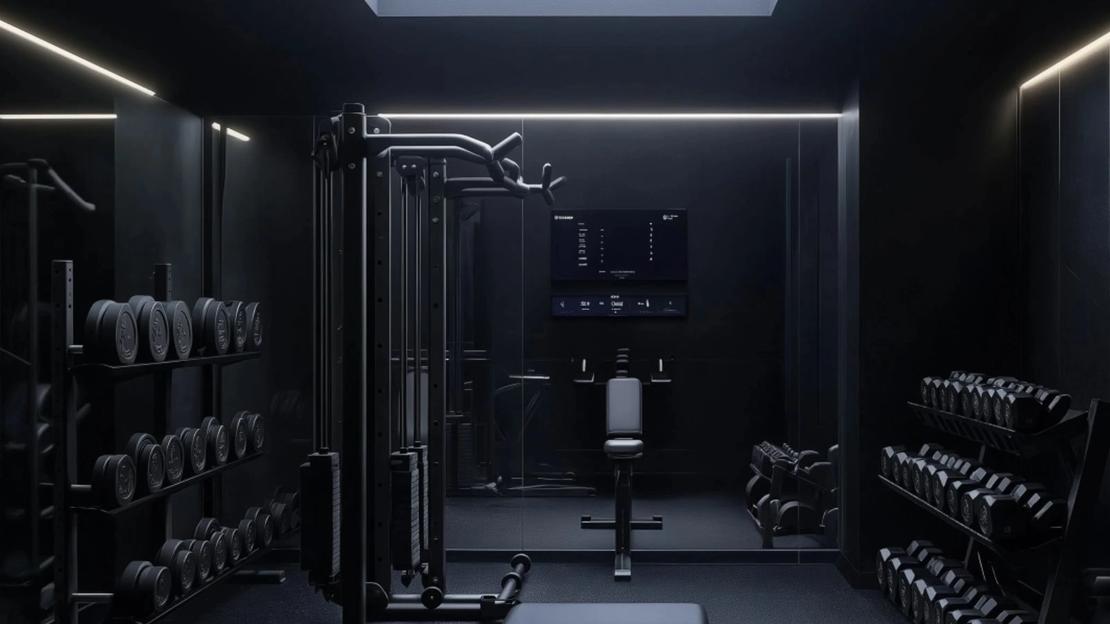 Luxury Black Garage Gym Designs for High-End Homes