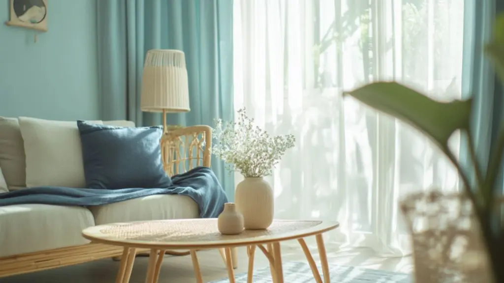 Tropical Summer Color Palette Inspiration for Indoor Spaces: Bright Living Room Ideas to Refresh Your Home