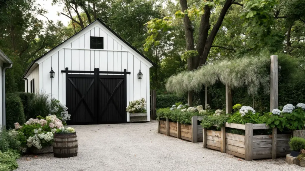 Best Colors for a Classic Barn Style Garage Aesthetic