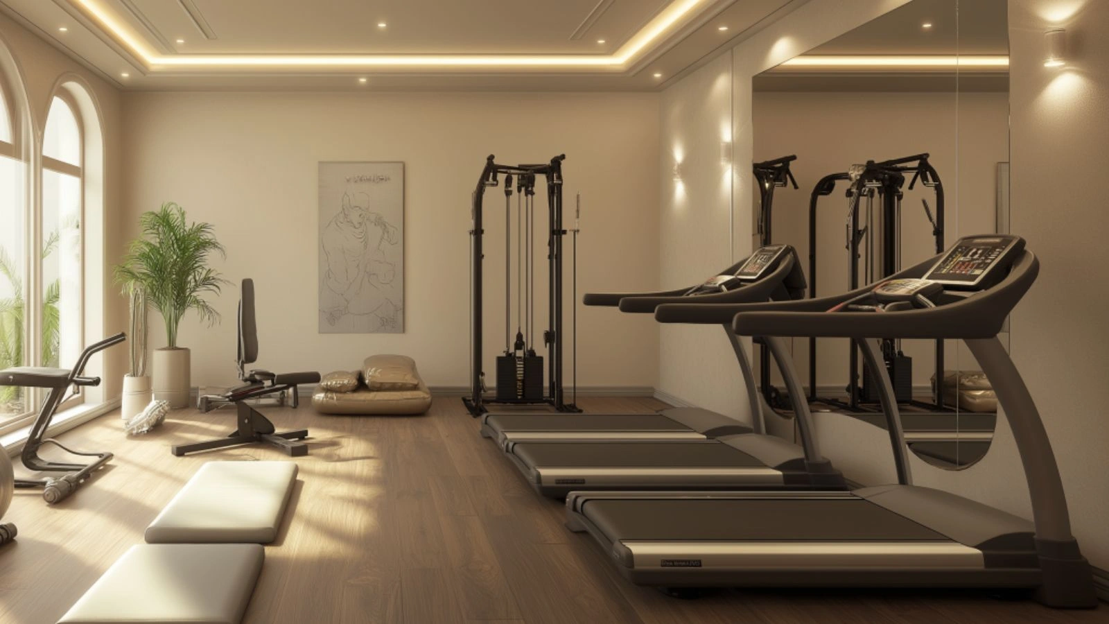 Cozy Yet Powerful: Home Gym Design Ideas You’ll Love Using Daily in Your Bedroom