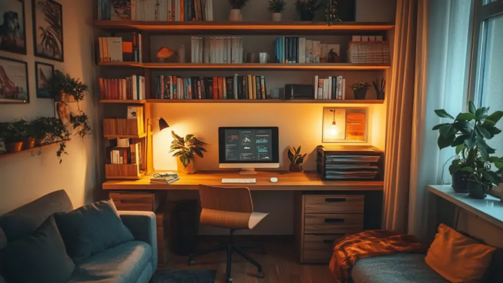 Innovative Office Nook Concepts for Small Apartments That Maximize Living Room Space