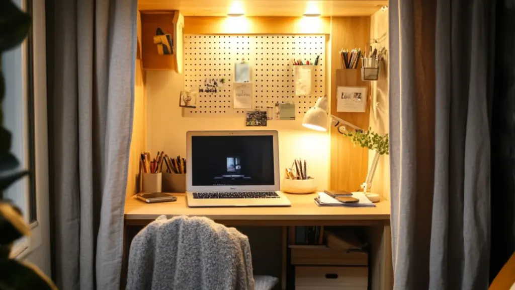 Innovative Office Nook Concepts for Small Apartments That Maximize Living Room Space