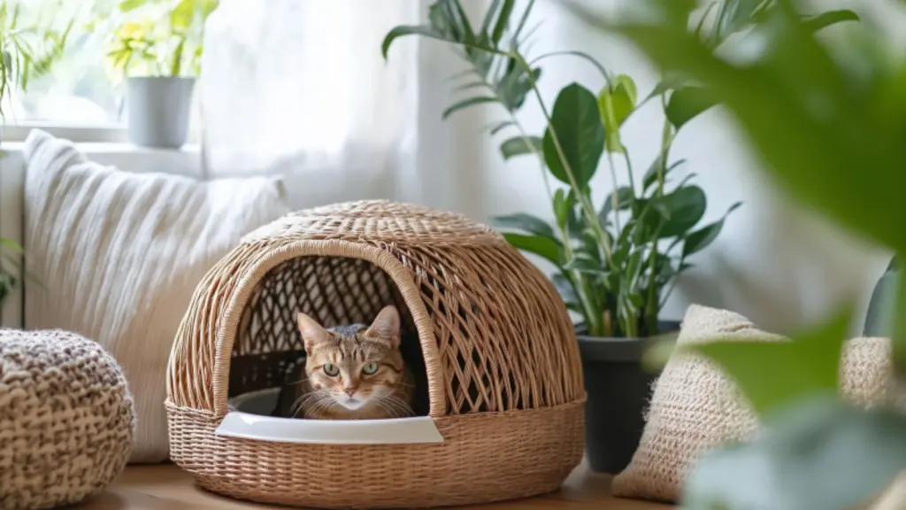 Boho Litter Box Ideas to Match Your Vibe