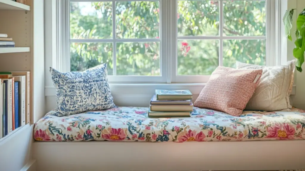 Cozy Reading Corners in a Vintage Cottage Living Room