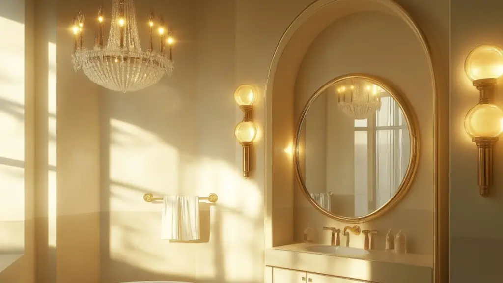 Art Deco Bathroom Interior Style for a Glamorous Finish
