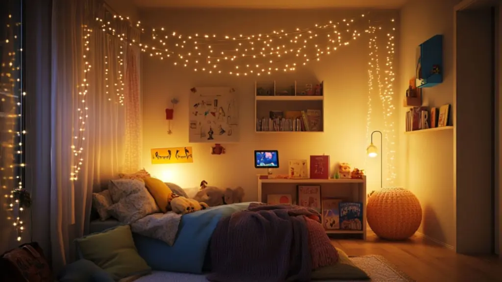 Creating a Warm and Inviting Colorful Kids Room Atmosphere: Cozy Design Ideas with Vibrant Style