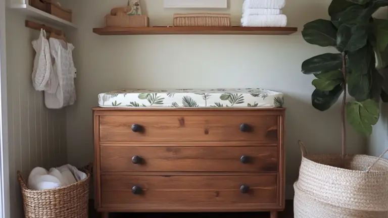 Dreamy Woodland Nursery with Cozy Textures and Earthy Tones