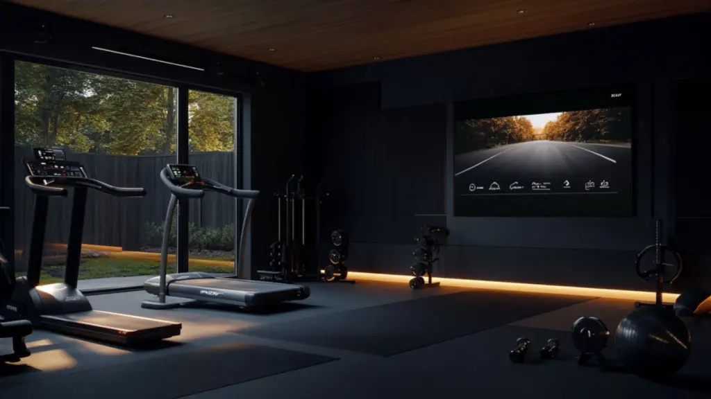 Luxury Black Garage Gym Designs for High-End Homes