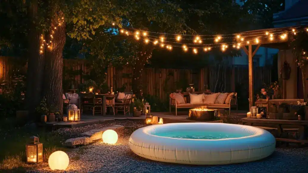 Effortless Outdoor Luxury with a Modern Adult Inflatable Pool