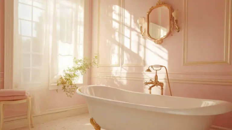 Soft and Romantic Vintage Bathroom Ideas in Pastel Tones for a Charming Retreat