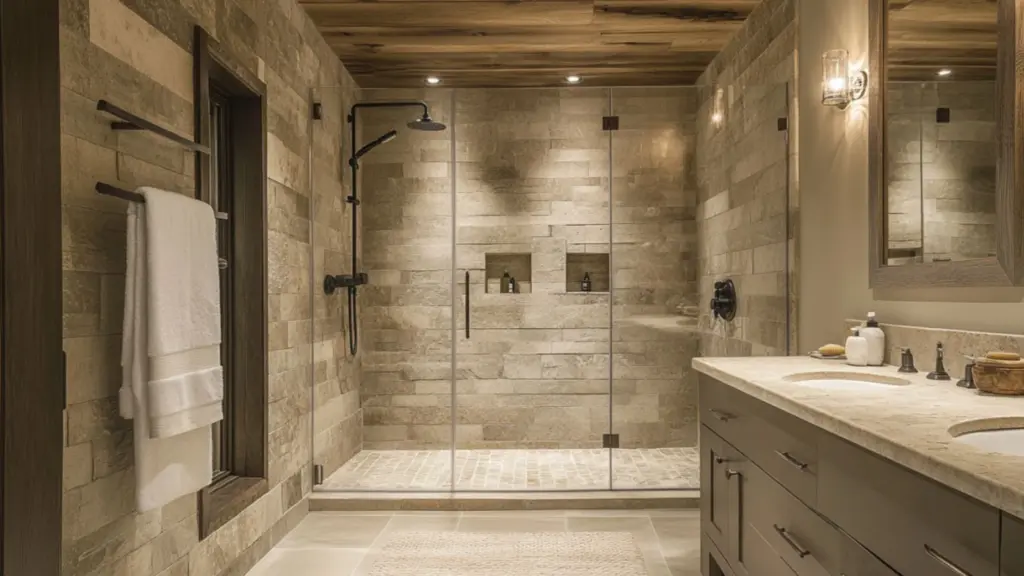 Gorgeous Rustic Walk In Shower Ideas for a Spa-Like Retreat at Home