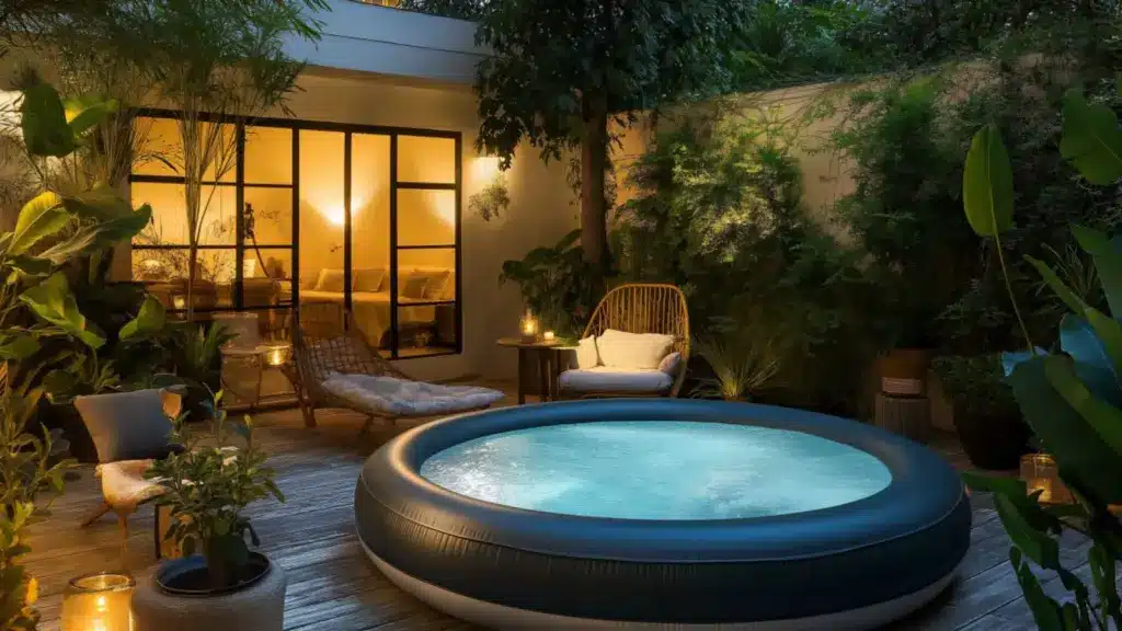 Effortless Outdoor Luxury with a Modern Adult Inflatable Pool