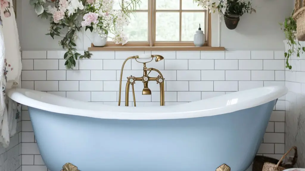 Soft and Romantic Vintage Bathroom Ideas in Pastel Tones for a Charming Retreat