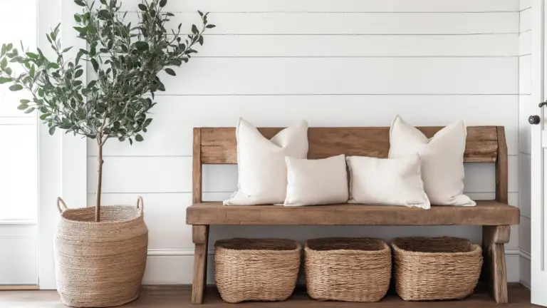Farmhouse Entryway Ideas That Add Rustic Charm on a Budget