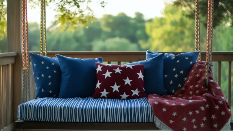 Patriotic Summer Porch Decor for Festive Celebrations