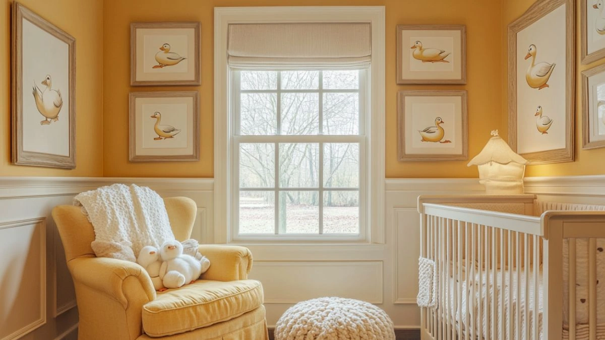 Create a Cozy Vintage Duck Nursery with Antique Accents for a Timeless Touch