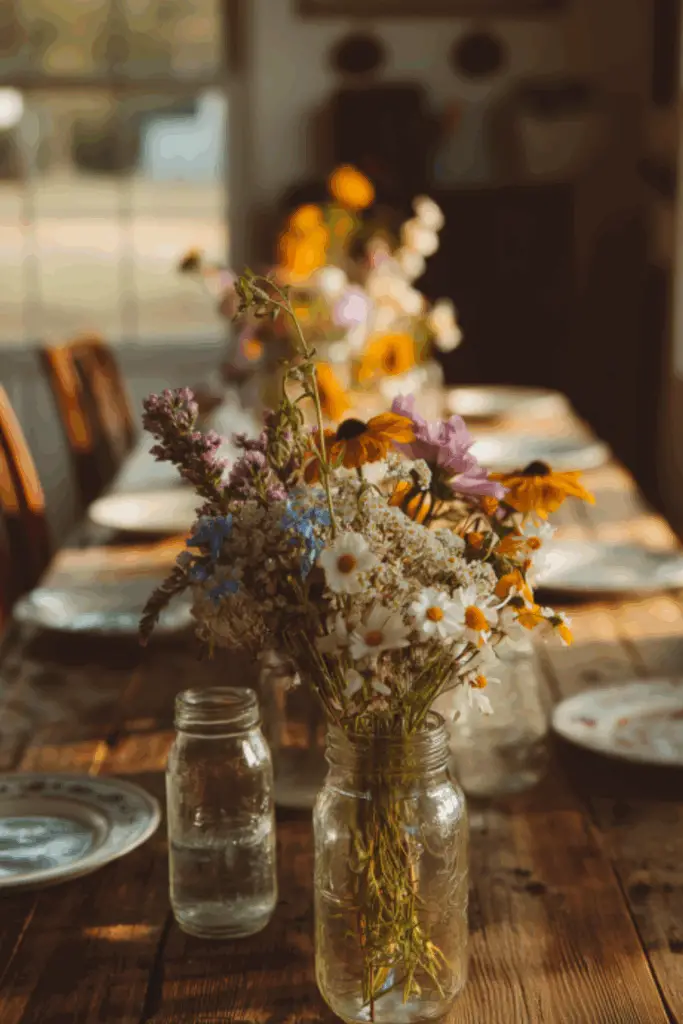 5 Simple Ways to Decorate a Farmhouse Dining Room Table for a Cozy, Rustic Look