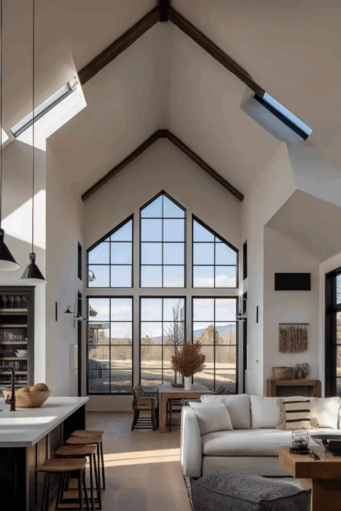 Modern Barn House Style That Combines Comfort and Clean Lines for a Chic Rustic Retreat