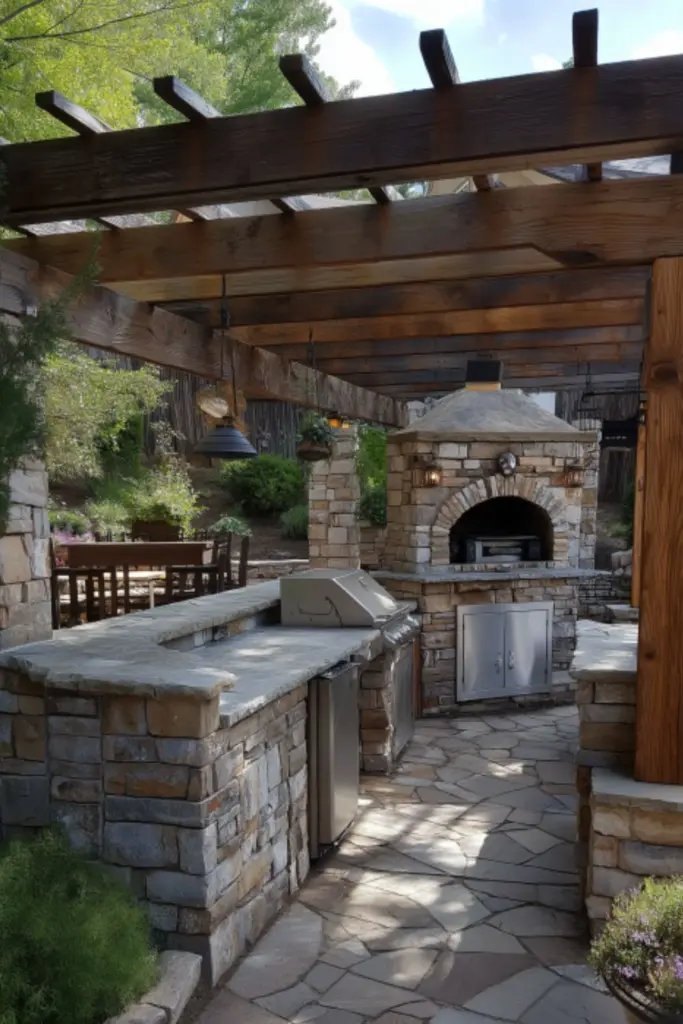 Stone Outdoor Grill Island Ideas That Combine Durability and Stylish Outdoor Living