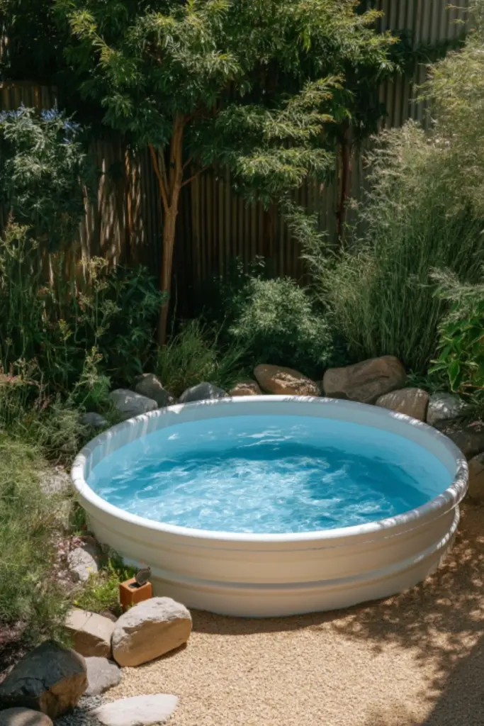 Compact Poly Stock Tank Pool Solutions for Stylish Small Yards