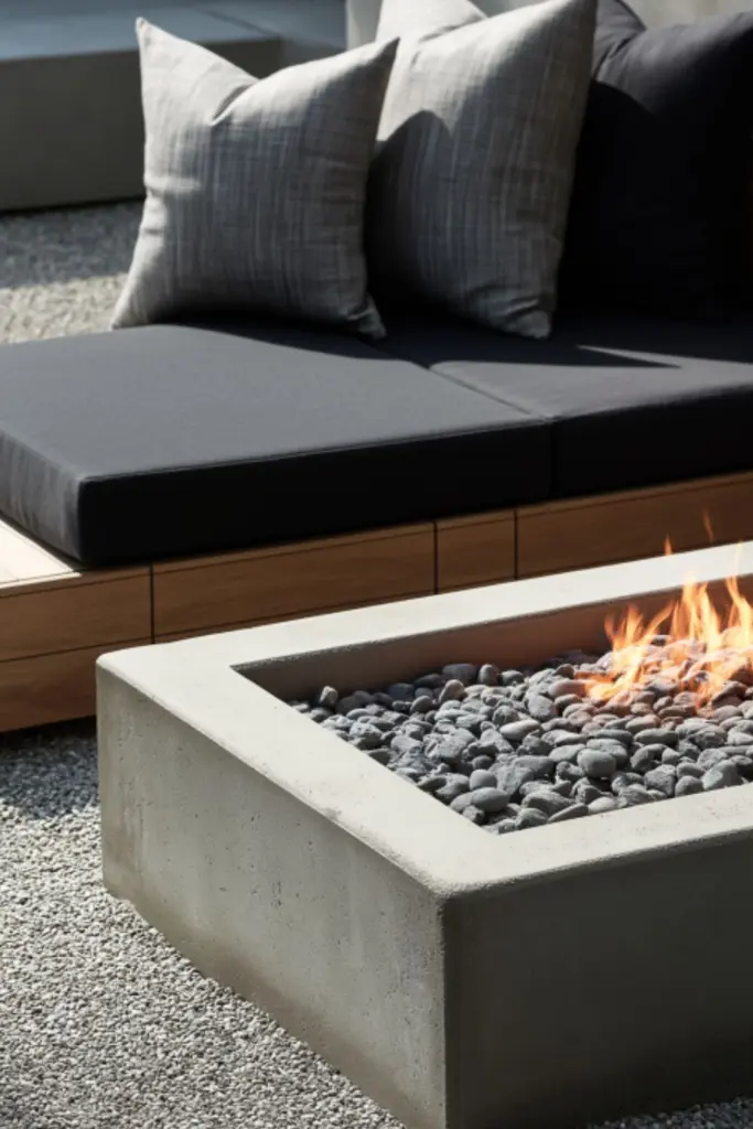 Contemporary Outdoor Fire Pit Seating Ideas with Modular Furniture for Modern Living