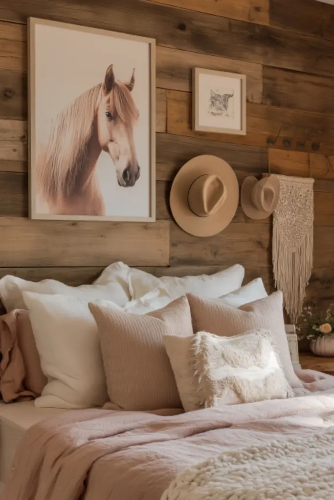 Transform Your Space with a Girly Western Bedroom Design Full of Rustic Charm and Feminine Style