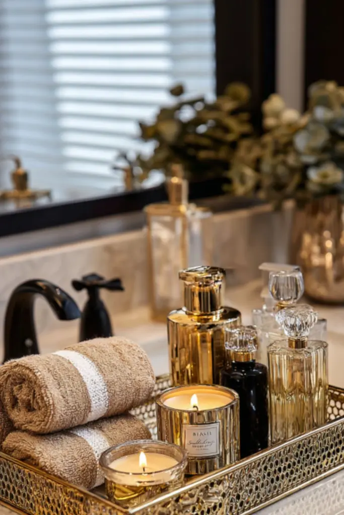 Elegant Bathroom Counter Decor Ideas for Double Vanities That Balance Beauty and Function