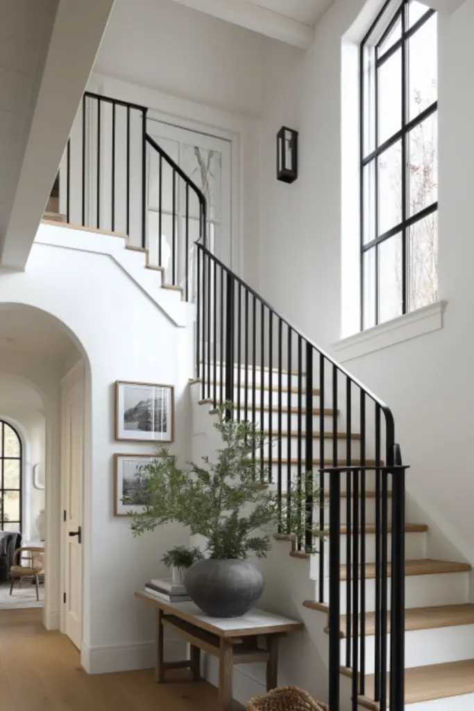 DIY Black Stair Railing Paint Project for a Quick Makeover: Modern Style on a Budget