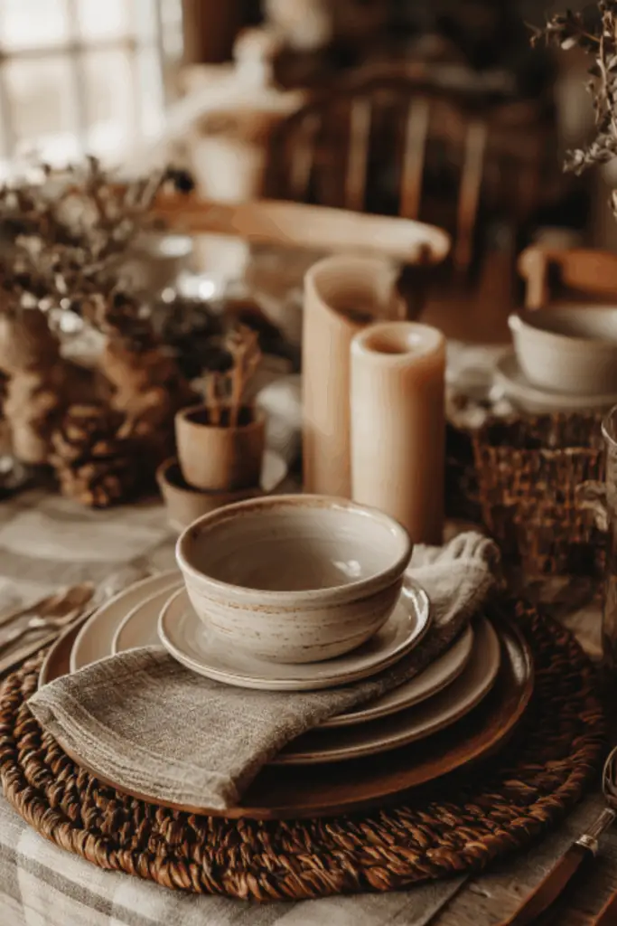 5 Simple Ways to Decorate a Farmhouse Dining Room Table for a Cozy, Rustic Look