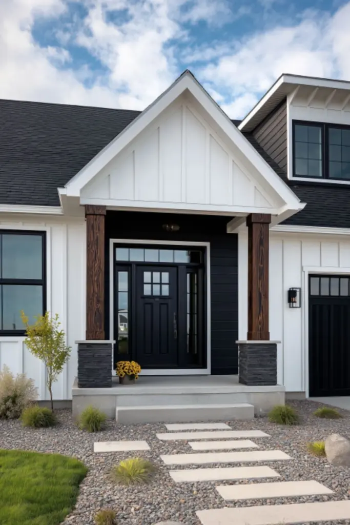 Bold & Beautiful: Black Farmhouse Paint Ideas for Entry and Exterior Transformation