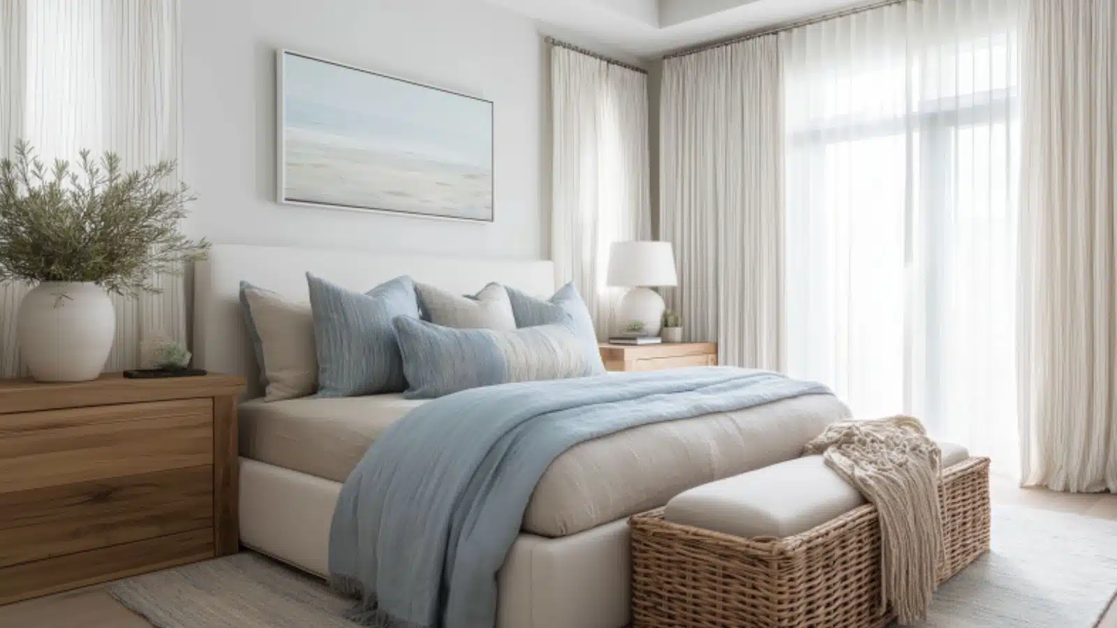 A Breezy Coastal Bedroom Idea Perfect for Summer Vibes: Light, Airy, and Relaxed Design Tips
