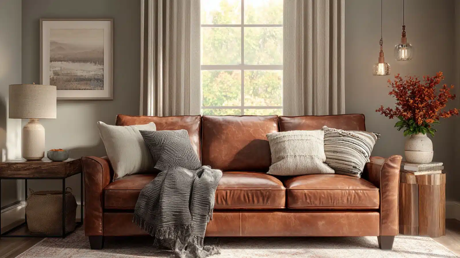 Stylish Brown Leather Couch Living Room Decor Ideas You’ll Absolutely Adore