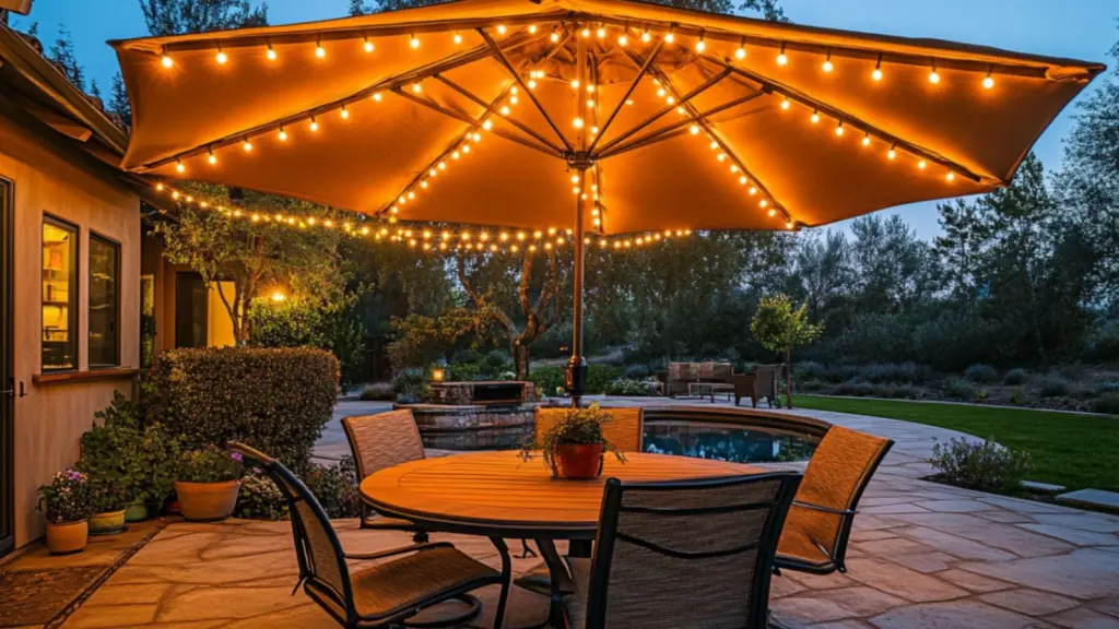 Creative Ways to Hang Patio String Lights for a Magical Evening Ambiance