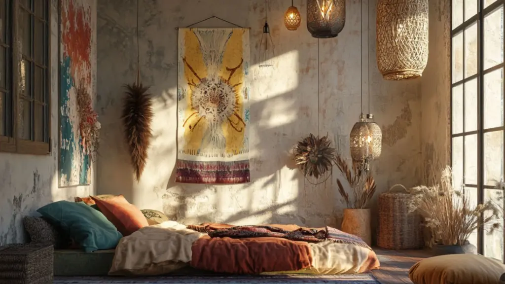 Layered Textures & Earthy Vibes: Your Bohemian Bedroom Guide