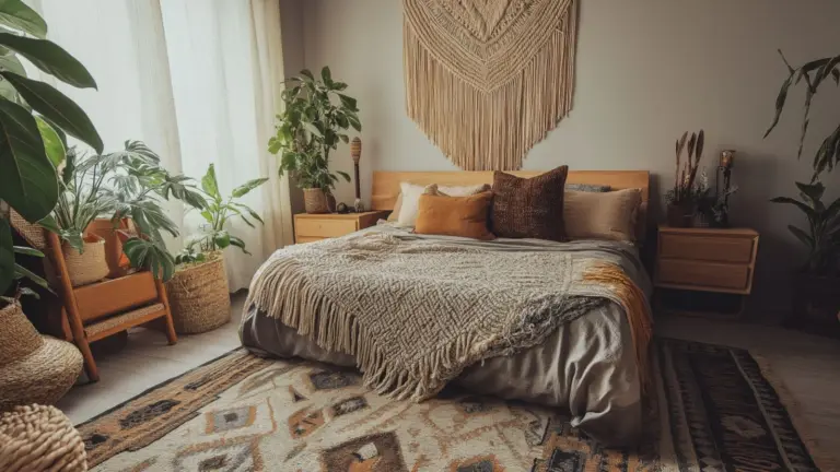 Layered Textures & Earthy Vibes: Your Bohemian Bedroom Guide