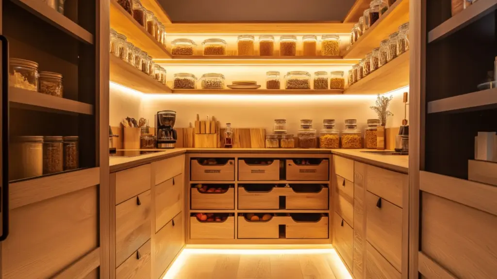 Stylish Walk In Pantry Ideas Layout That Keeps You Organized