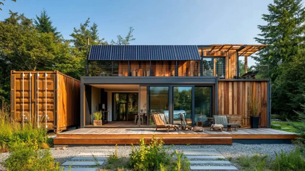 Modern Container House Ideas for a Chic Tiny Living Look
