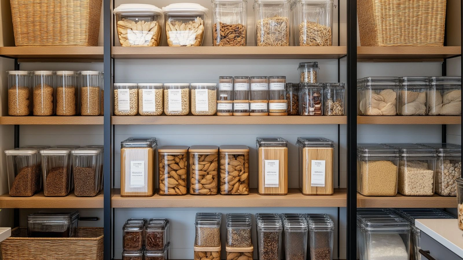 Elegant Pantry Organisation with a Touch of Luxury: Design Ideas for a Sophisticated Storage Space