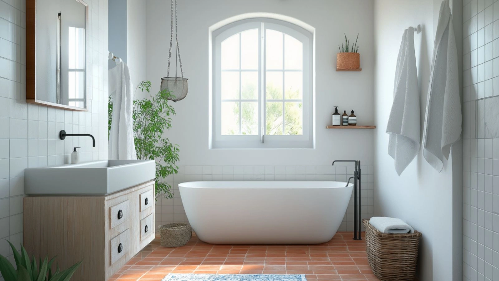 Small Mediterranean Bathroom Ideas That Feel Spacious and Fresh: Transform Your Space with Coastal Charm