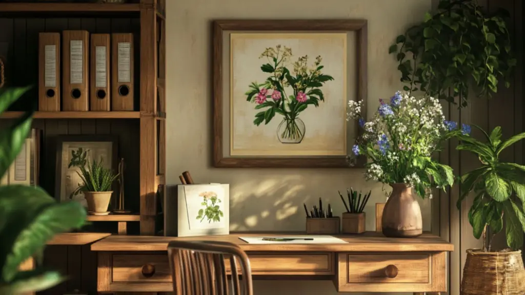 DIY Cottagecore Office Projects for a Whimsical Workspace
