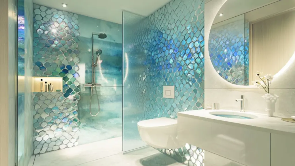 How to Create a Mermaid Bathroom with Shimmering Scales: Transform Your Space into a Magical Underwater Escape
