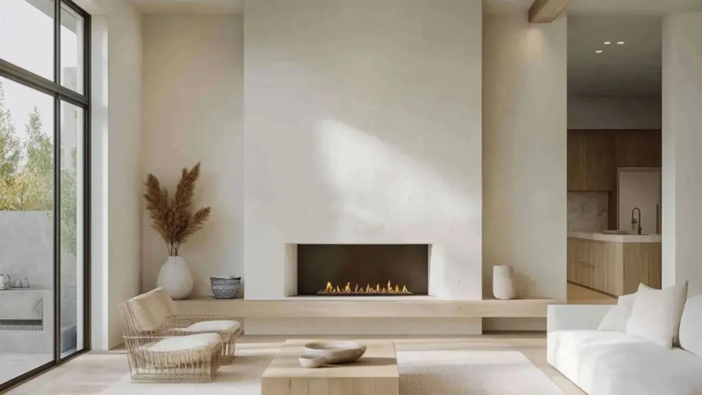 Cozy and Modern Fireplace Wall Ideas for Open Concept Living Spaces