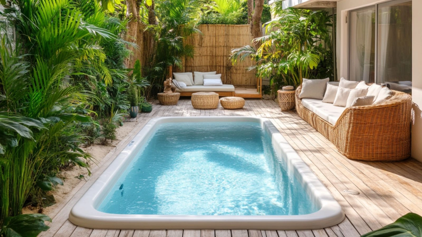 Affordable Small Fiberglass Pool Ideas for Stylish, Cozy Yards