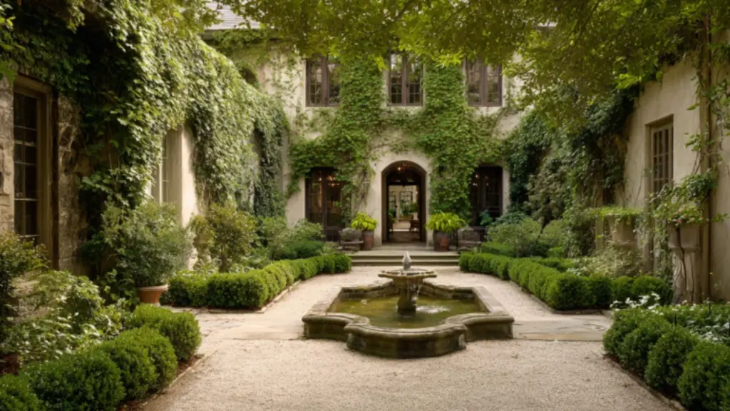 Elegant French Courtyard Garden Ideas for Intimate Outdoor Gatherings